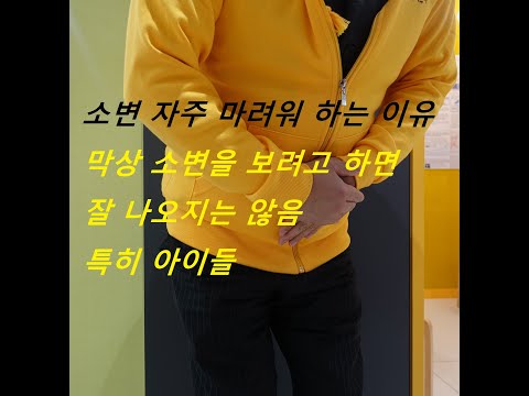 소변 자주 마려운 이유. 막상 소변을 보면 잘 나오지 않는 급성 요폐. 특히 아이들 중 너무 자주 소변을 보는 아이. 항히스타민제, 감기약 복용 주의 전립선 비대증 환자도 마찬가지