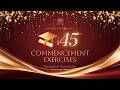 Free Red Particle Elegant Graduation Program Slideshow Video Template (Customizable) - FlexClip