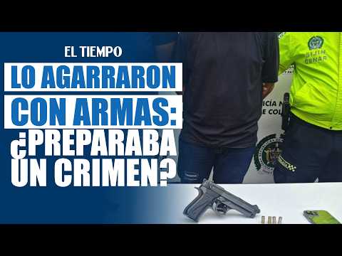 Man arrested with weapons in Antonio Nariño: allegedly preparing to commit a crime