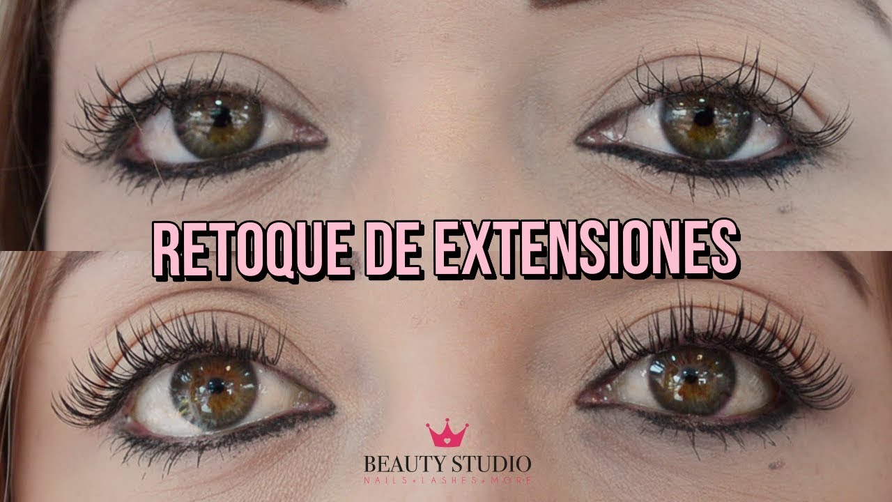 Antes y después de un retoque de pestañas | Beauty Studio ♥ Bogotá - YouTube