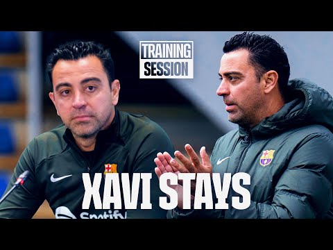 XAVI: 'THE PROJECT MUST CONTINUE' | FC Barcelona training ????????