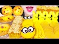 ASMR YELLOW DESSERT *MINIONS, PORTUGUESE EGG TART, HONEYCOMB, BUNNY 벌집꿀, 에그타르트, 젤리 먹방 EATING SOUNDS