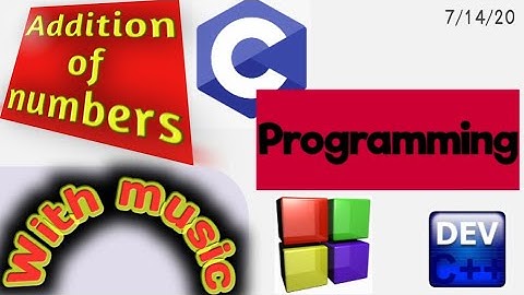 Addition of Two numbers using C Program | sum of two numbers using c programming | c programming