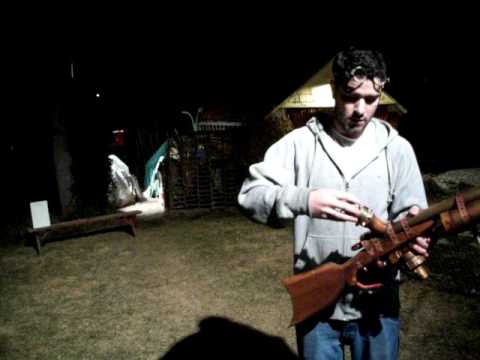Steampunk Gun, Doris the Blunderbuss, in Action!