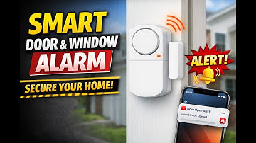 This Smart Door & Window Alarm Protects Your Home Instantly 🔔 | Smart Security