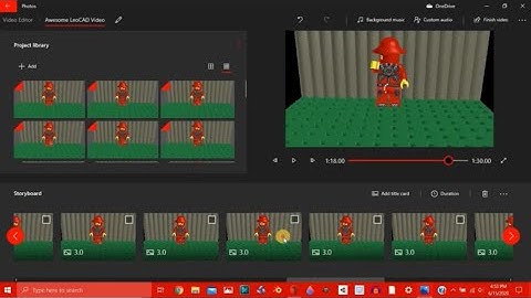 LeoCAD - Animation Part 2, Stiching The Frames