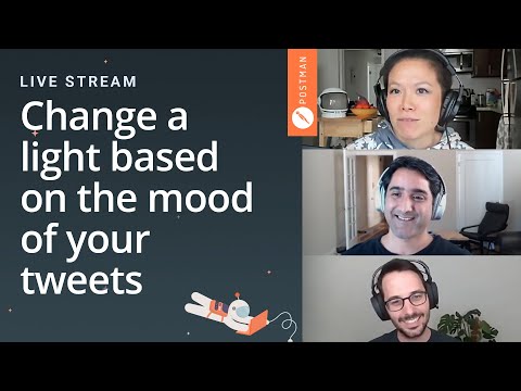 Change a light based on the mood of your tweets