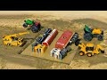 BharatBenz Tata Dumper Ashok Leyland Petrol Tanker Accident Pulling Out Jcb Tractor Crane? AJ TOYS