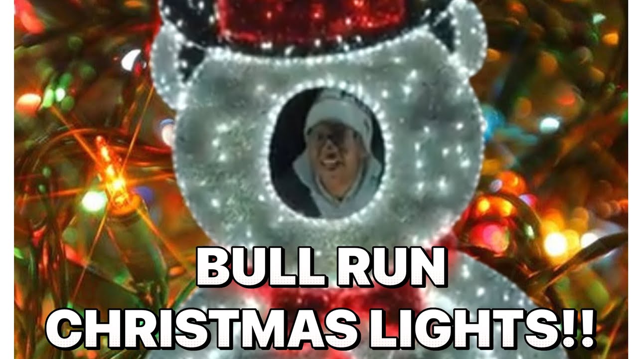 Christmas Light Show 2023 Drive Thru Full Show Bull Run Festival Of