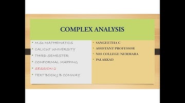 complex CHAPTER 3 conformal mapping