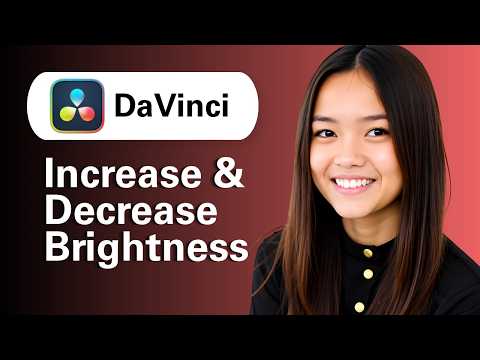 How To Increase And Decrease Brightness In DaVinci Resolve (Step By Step)