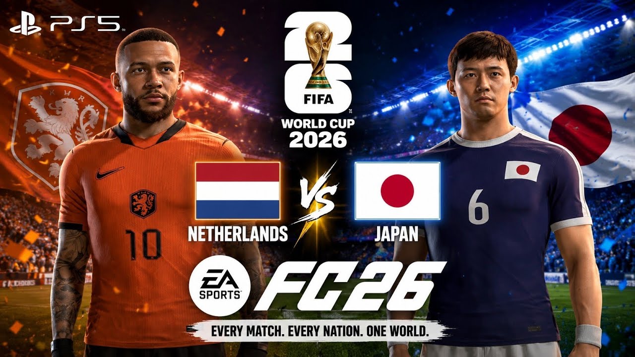 FC 26- NETHERLANDS VS JAPAN | FIFA WORLD CUP 2026 | FT DE JONG