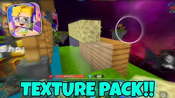 Trying Custom Texture Pack in Blockman Go Mobile