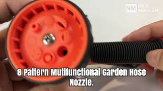 8 Pattern Multi-functional Garden Hose Nozzle