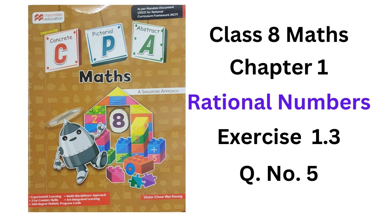 Wydawnictwo Macmillan Klasa 8 Sprawdzian 3 MacMillan Maths Class 8 | Ex. 1.3 Q. No. 5 | @Mohanraj_Ganapathy #