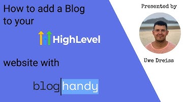 How to add a Blog to your HighLevel website with BlogHandy