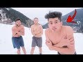 اكثر واحد يجلس في الثلج ياخذ 5000$ | TURKISH WINTER