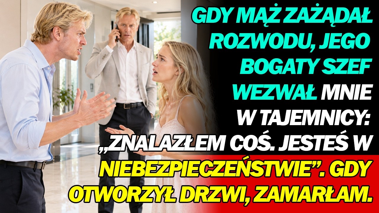 "Mówiłaś, że już mnie nie kochasz, a przez cały czas ktoś inny pociągał za sznurki. Kiedy weszłam do biura mojego szefa, myślałam, że będzie rozmowa o rozwodzie. Zamiast tego zobaczyłam ojca,...