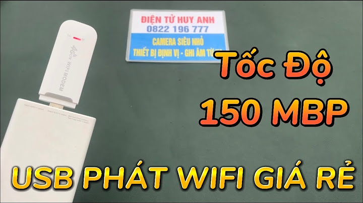 Hướng dẫn sử dụng usb wifi