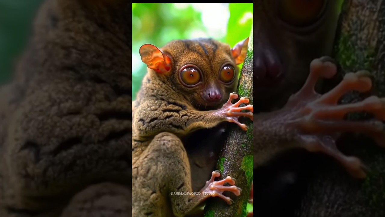 Tarsius tumpara the cute endangered 😱‼️