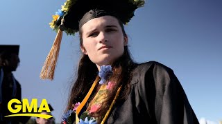 Nonspeaking student with autism gives moving commencement speech l GMA