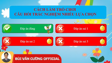 Cách Làm Câu Hỏi Trắc Nghiệm Nhiều Lựa Chọn Trên PowerPoint  Dễ dàng, Sinh động