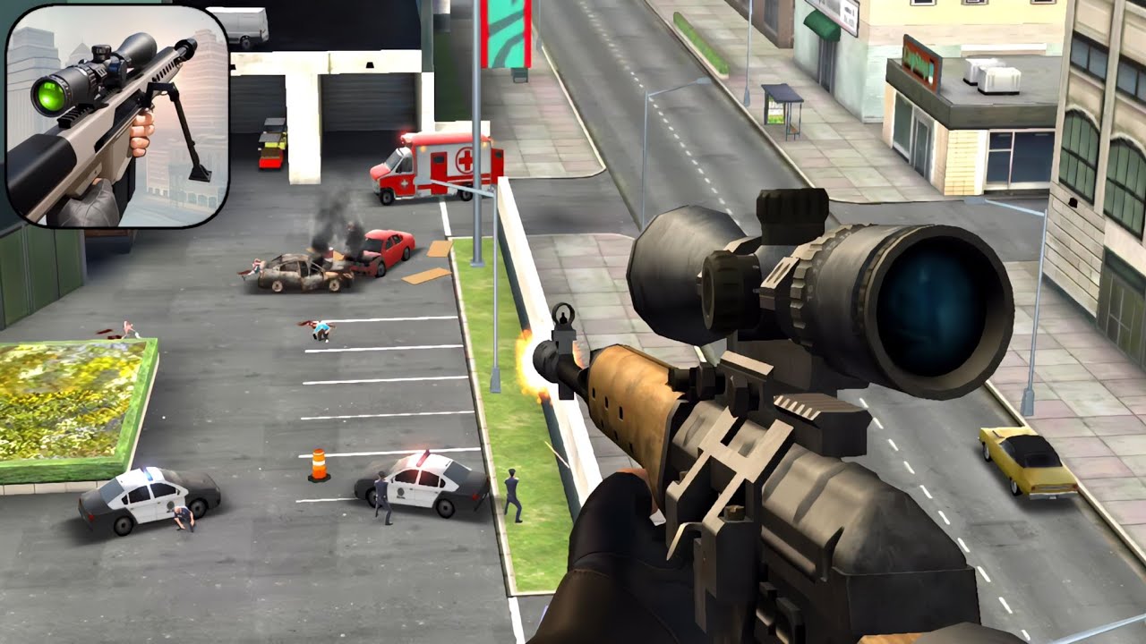 Pure Sniper Z12 - City Sniper Game - Android GamePlay #4 - YouTube