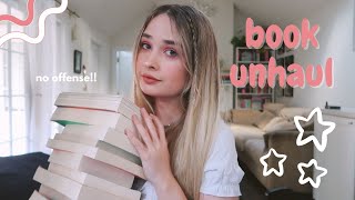 i did some spring cleaning ✨ book unhaul