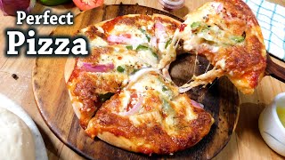 घर पर बनाये पिज़्ज़ा || Easy and simple Pizza at home || How to make Pizza in oven and without oven.