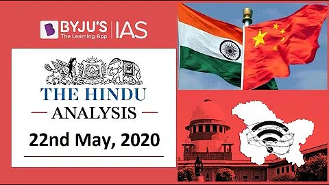 'The Hindu' Analysis for 22nd May, 2020. (Current Affairs for UPSC/IAS) - DayDayNews