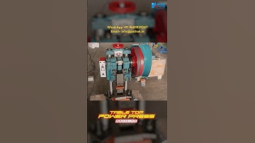 Table Top Power Press Machine by TL PATHAK GROUP #powerpress