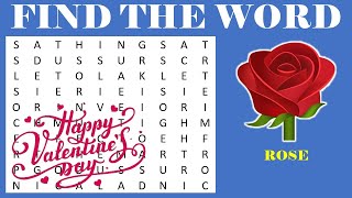 VALENTINE'S DAY | Word Game | Word Search | Find the Hidden Words | Word search finder | Find Words screenshot 4