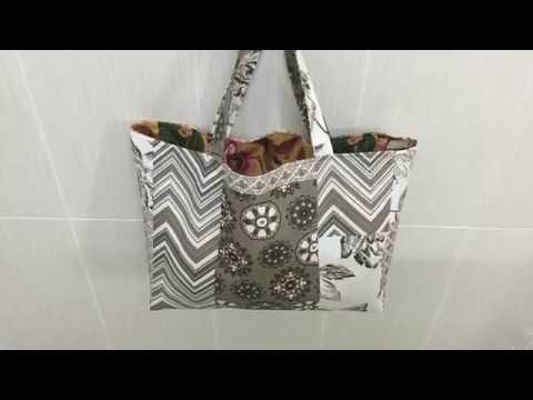 Tuto Sac/Sac de Plage Transparent-~Couture Stefellya 