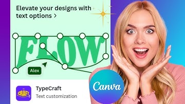 Level up our Canva design with TypeCraft - Turn texts into elements- For Beginners