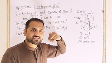 Dynamics 33- Banking of road- Application of centripetal force -9th physics chapter 03- Asaanphysics
