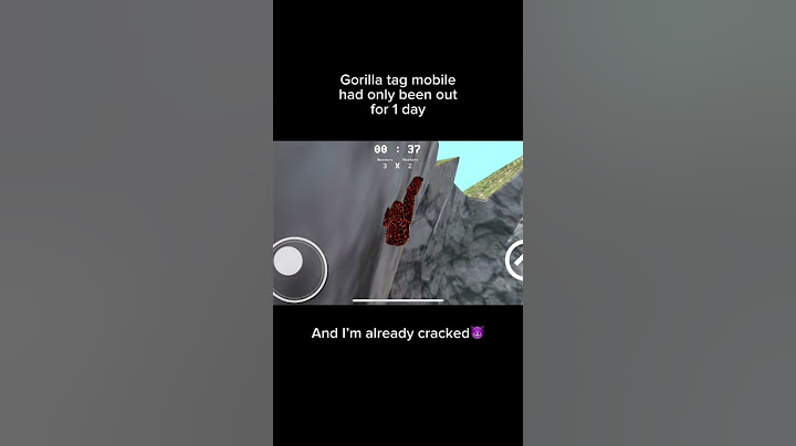 Gorilla tag mobile has only been out for one day and I’m already cracked #gorillatag #mobile #meme