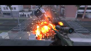 Pure Sniper - The Burning Truck 🚒🔥🔥🚒! screenshot 5