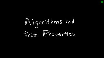 Discrete Math 3.1.1 Algorithms and Their Properties