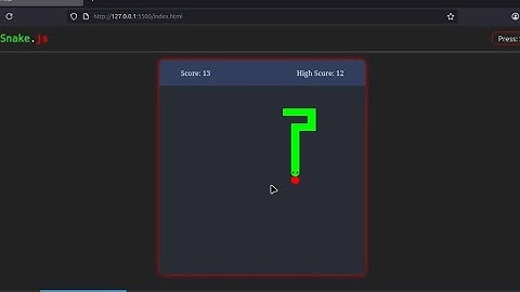 Snake Game built using html, css and JavaScript | HTML | CSS | JavaScript #codingtutorial #viral