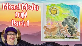 Mixed Media FUN Part 1: Backgrounds