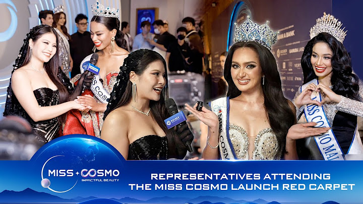 Representatives and National Directors attending the Miss Cosmo Launch red carpet