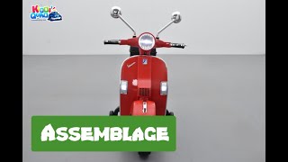 Scooter électrique pour enfants Vespa classique PX150 Officielle Ap