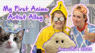 My First Anime Artist Alley | Anime USA 2023 Convention Vlog