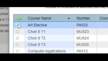 PowerSchool course request