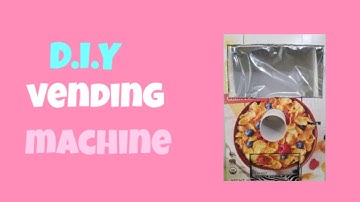 Easy DIY Cereal Box Vending machine