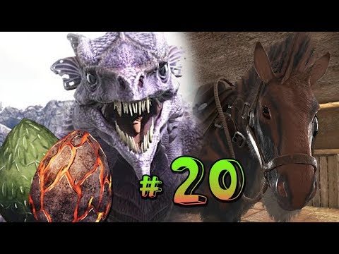 Видео: ARK Survival Evolved на карте Ragnarok - Испытание Виверны. Любимый Конь - (20)