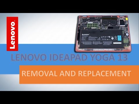 Æsel Fødested gennemse HOW TO DISASSEMBLE AND REPLACE LENOVO IDEAPAD YOGA 13 (20175, 2191) -  YouTube