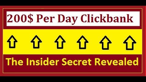 How To Make 200$ Per Day With Clickbank Without A Website