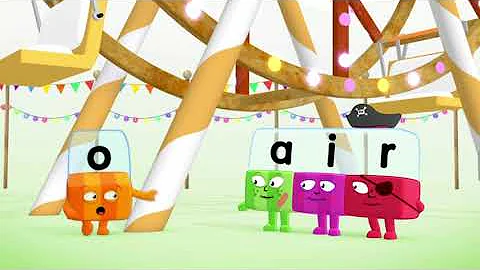 Alphablocks - Volume 3 Episode 16 - Fair (Digraph ER and Trigraphs AIR, URE, EAR)