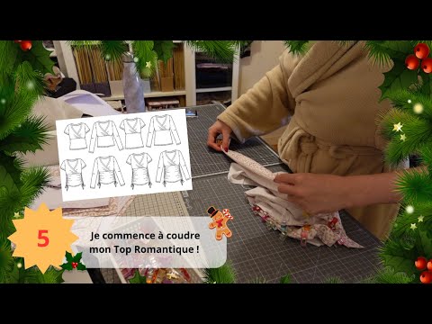 Vlog de Noël n°5 2024 : Je commence à coudre mon Top Romantique ! 🎄🎅 Vlog de Noël n°5 2024 : Je commence à coudre mon Top Romantique ! 🎄🎅